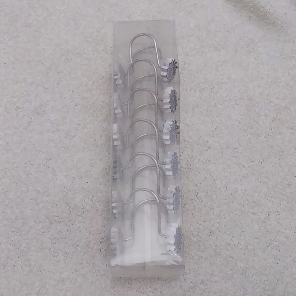 New shower curtain holders
